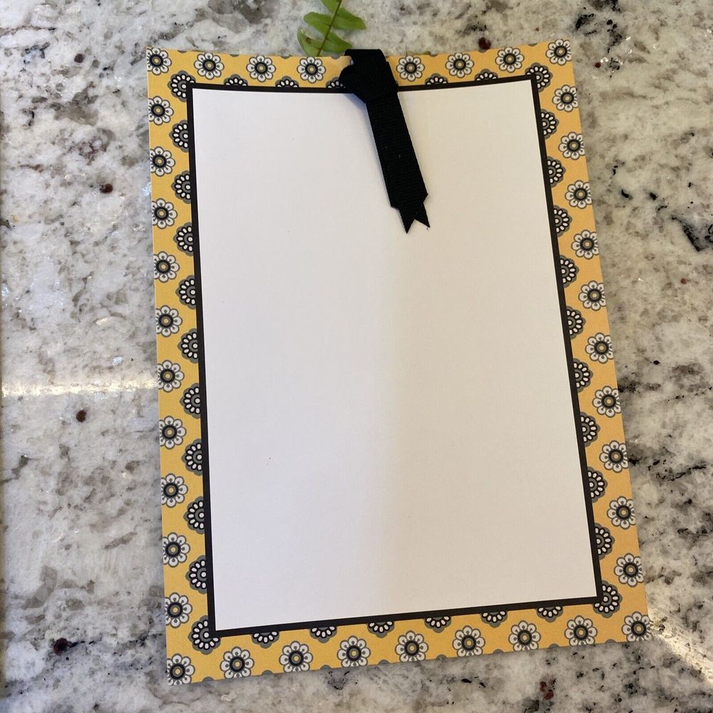 NEW Vera Bradley 12 Yellow Black Bird Invitations Party Classy Writing Designer - Picture 3 of 6